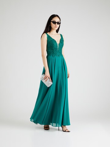 Robe de soirée LUXUAR en vert