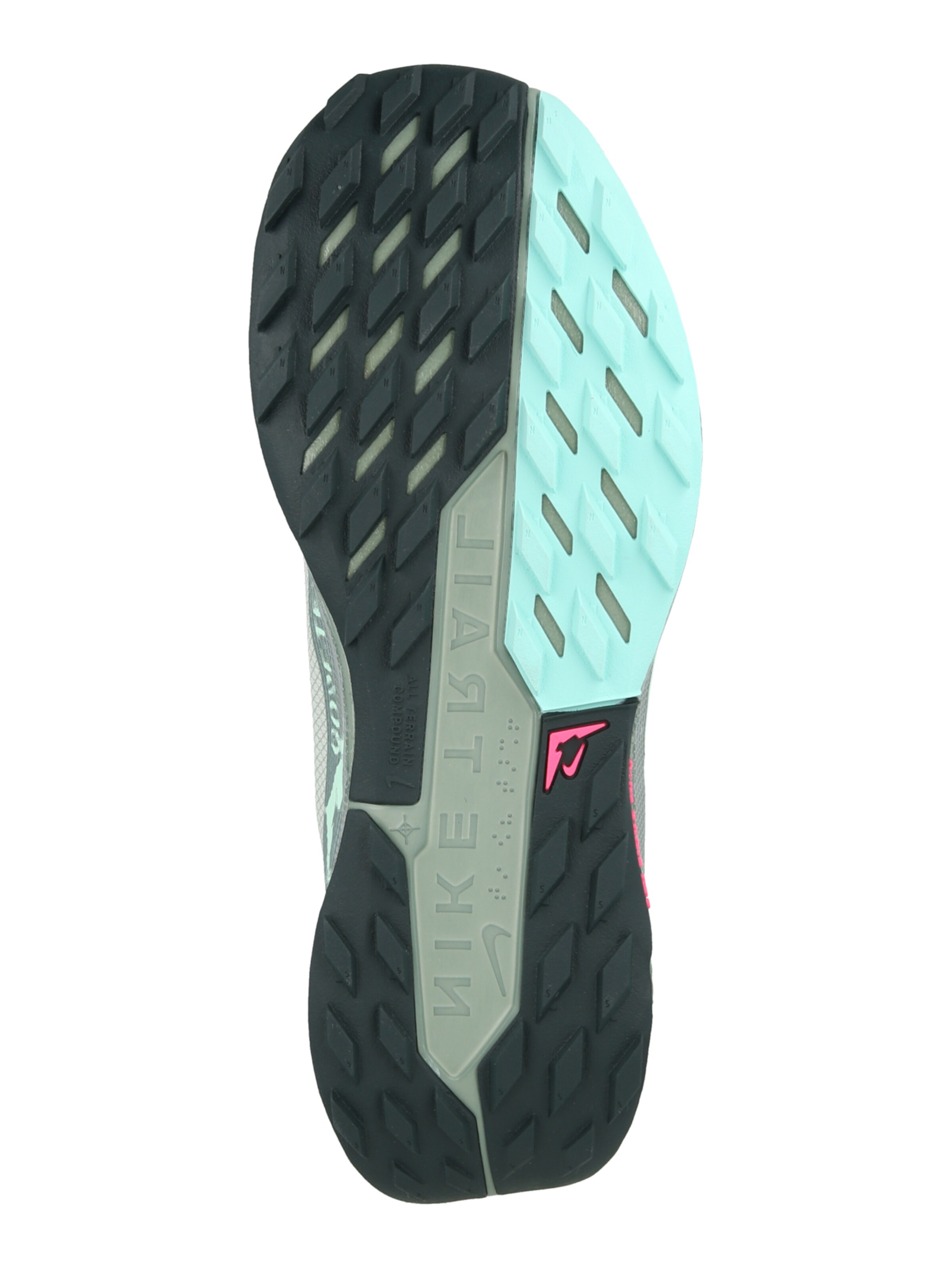 Nike Sportswear Παπούτσι για τρέξιμο 'PEGASUS TRAIL 5' σε γκρι: κάτω