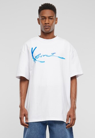 T-Shirt Karl Kani en blanc : devant