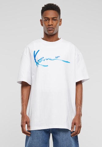 Karl Kani T-shirt i vit: framsida