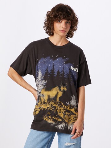 LEVI'S ® Shirts 'Graphic Cobalt Tee' i brun: forside