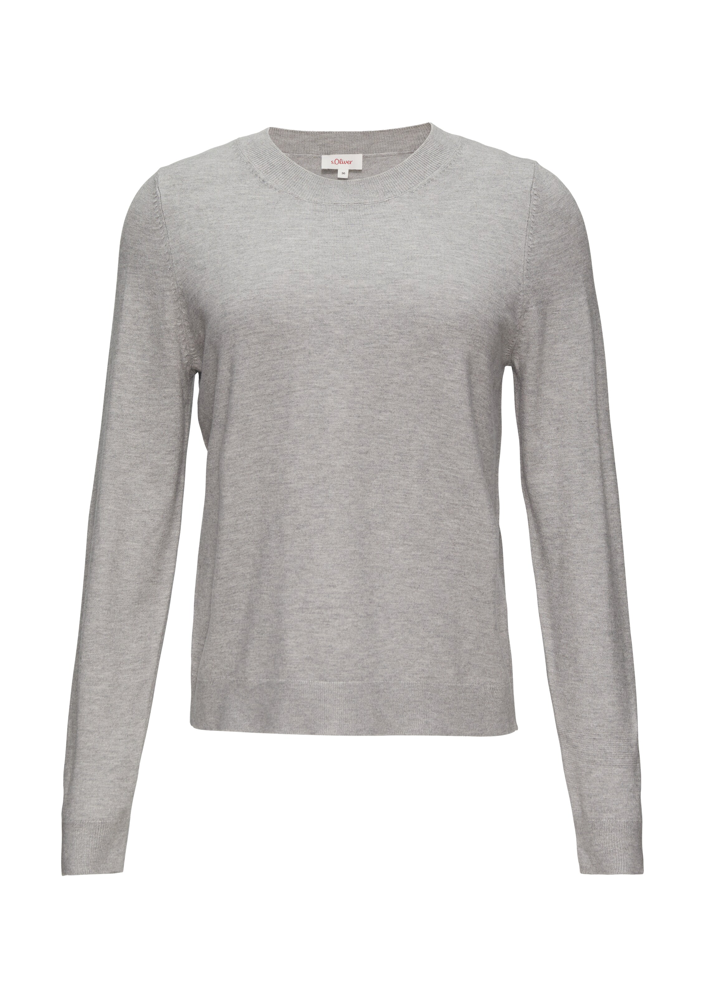 s.Oliver Trui in Grijs: voorkant