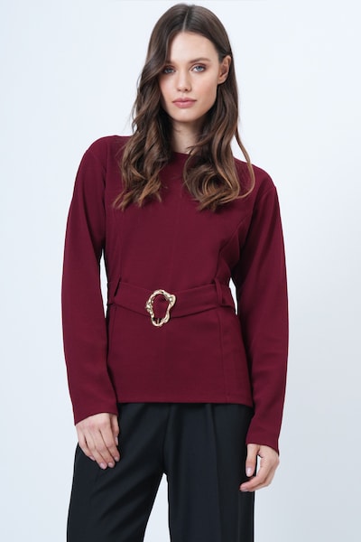 Trend Alaçatı Stili Blus i S i vinröd, Produktvy