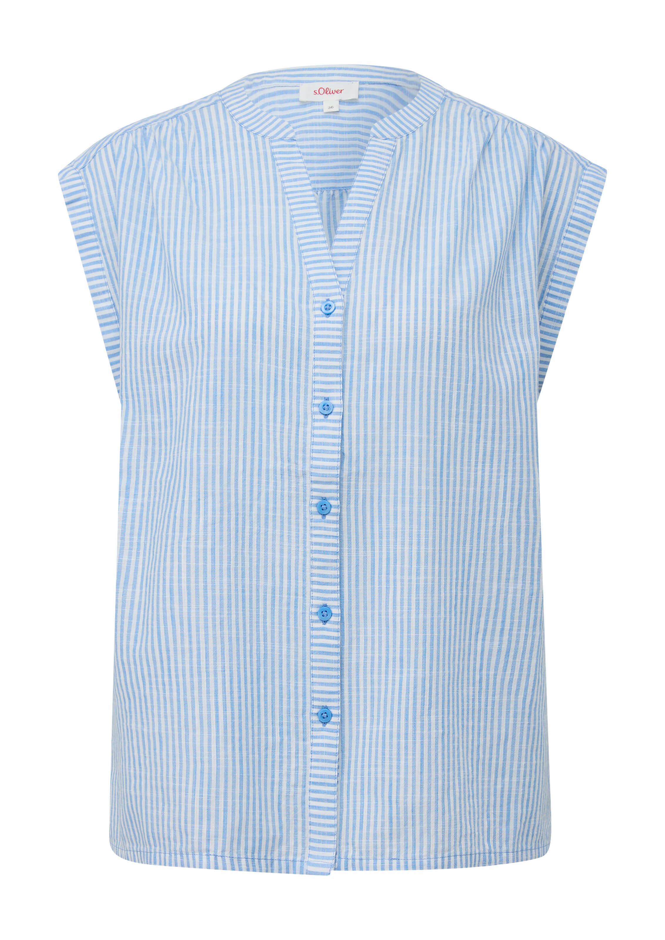 s.Oliver Bluse in Blau: Vorderseite
