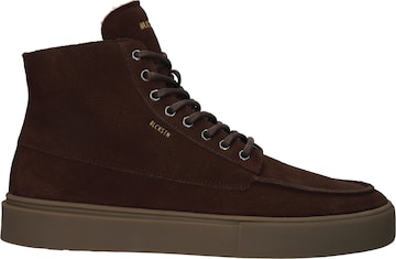 BLACKSTONE Hög sneaker 'RUBY EERO' i brun: framsida