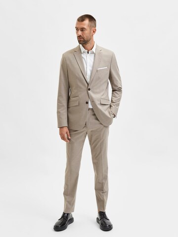 SELECTED HOMME Slim Fit Business pikkutakki 'Nick' värissä beige