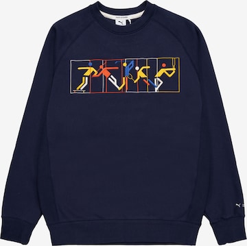 PUMA Sweatshirt in Blue: front