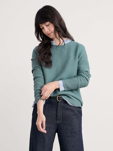 Pull-over 'Makers' Seasalt Cornwall en bleu : devant