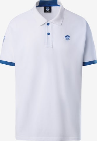 North Sails Poloshirt in Weiß: predná strana