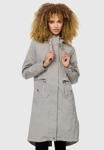 NAVAHOO Raincoat in Grey: front