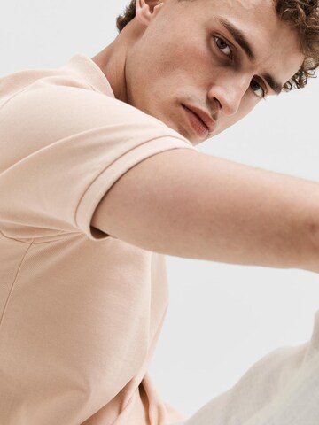 SELECTED HOMME Poloshirt 'Dante' in Pink