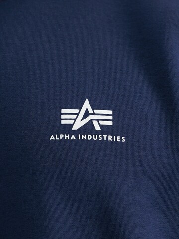 Felpa di ALPHA INDUSTRIES in blu