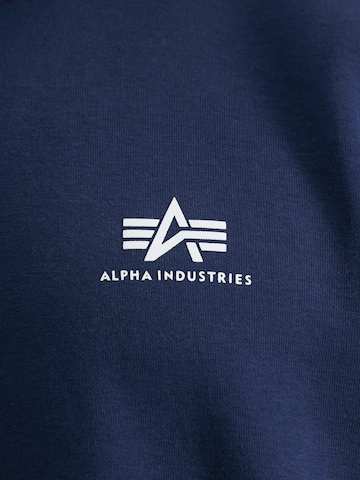 ALPHA INDUSTRIES - Sweatshirt em azul