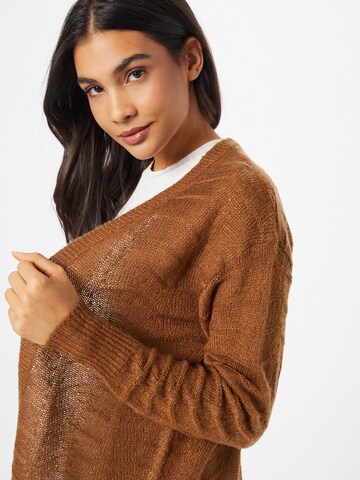 Kaffe Knit cardigan 'Emria' in Brown