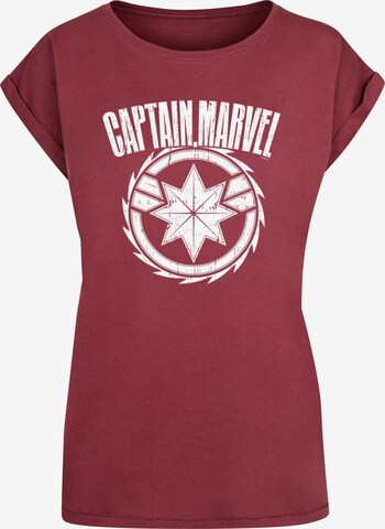 T-shirt 'Captain Marvel - Blade' ABSOLUTE CULT en rouge : devant