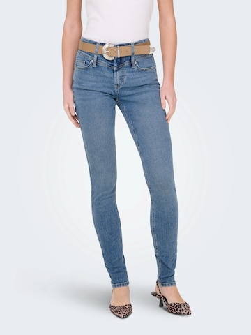 ONLY Skinny Jeans 'ONLHUSH' in Blauw: voorkant