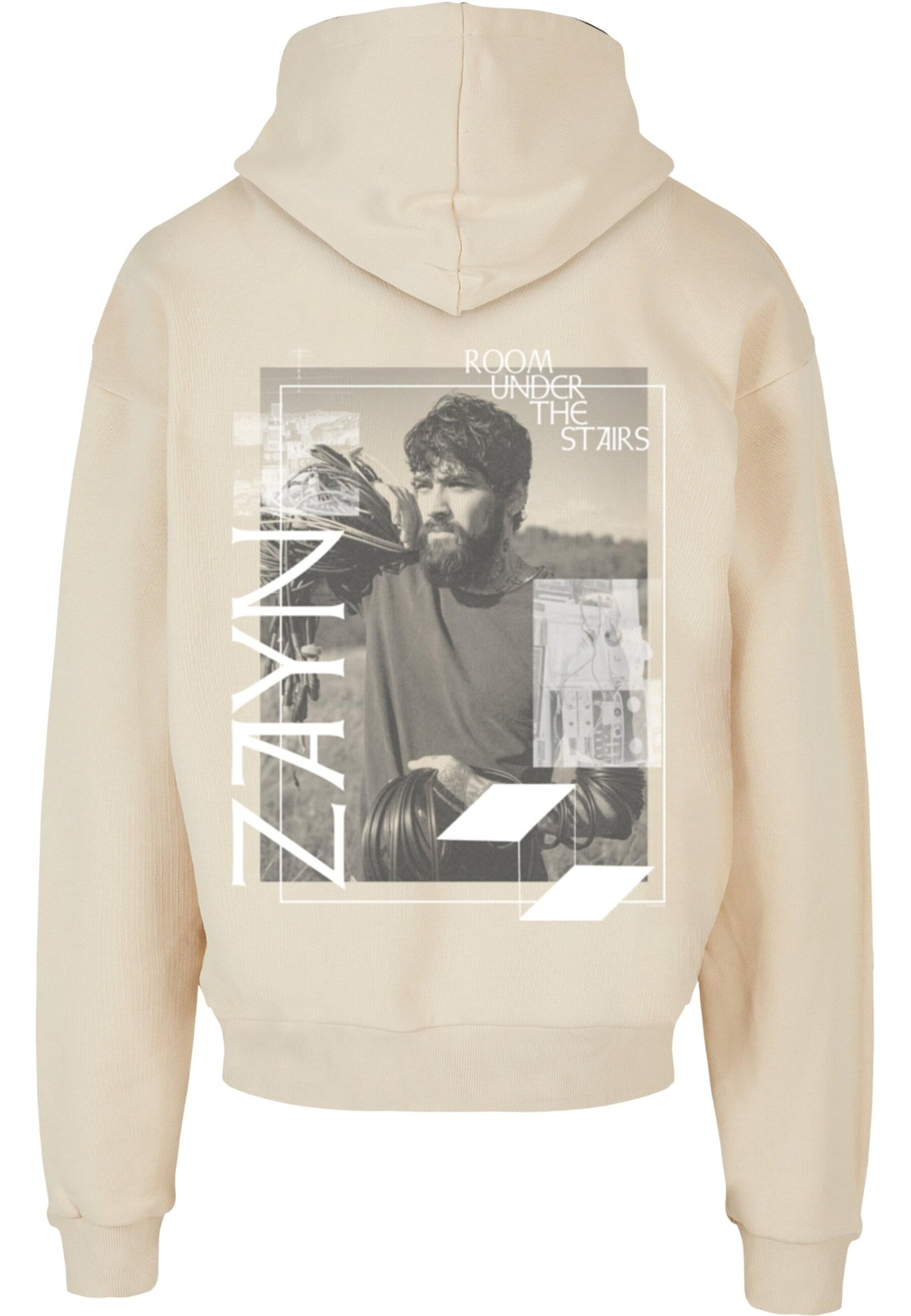 Sweat-shirt 'Zayn - Indigo' Merchcode en beige