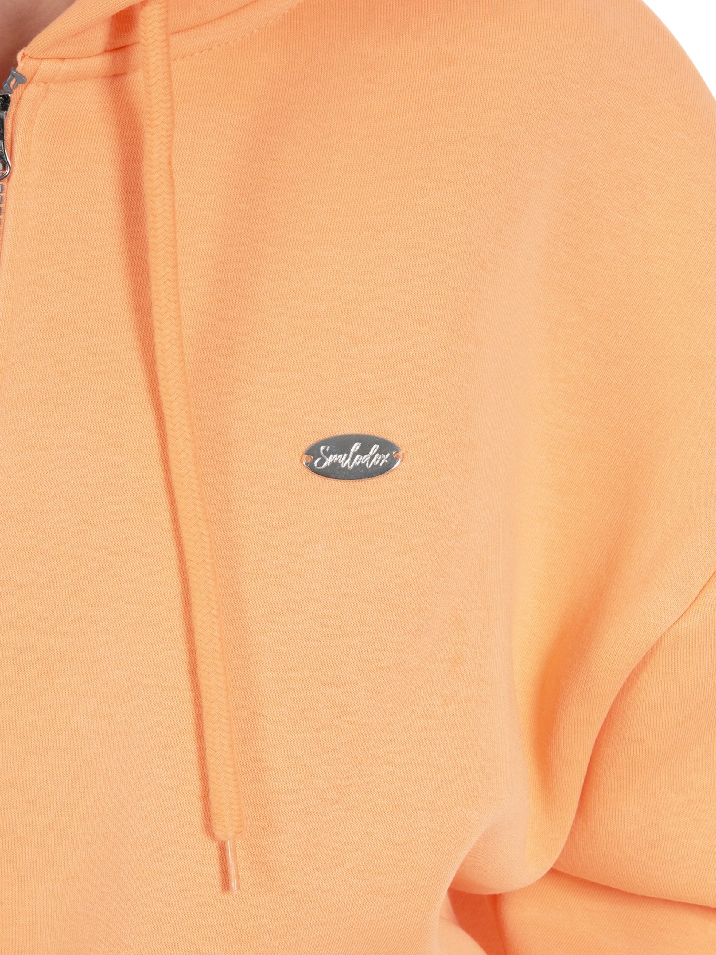 Smilodox Sweatjacke ' Eda ' in Orange