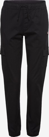 Champion Authentic Athletic Apparel Loosefit Cargohose in Schwarz: predná strana