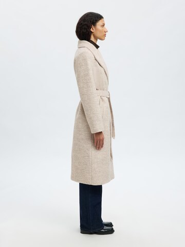 SELECTED Overgangsfrakke 'SLFROSA' i beige