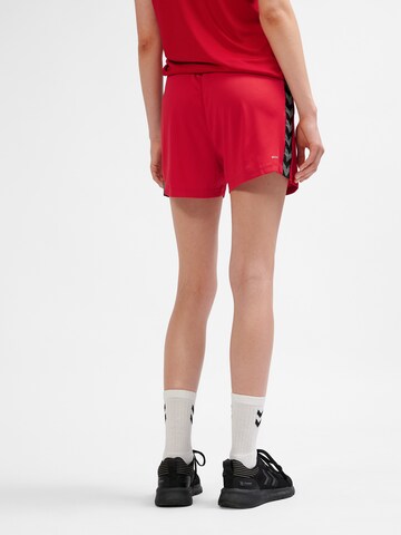 Hummel Regular Workout Pants 'Authentic' in Red