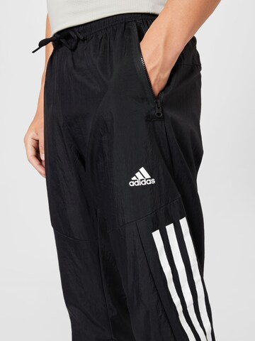 Effilé Pantalon de sport 'Future Icons 3-Stripes ' ADIDAS SPORTSWEAR en noir