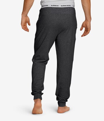 BJÖRN BORG Regular Workout Pants in Grey