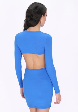 faina - Vestido 'Festive' en azul