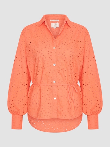 LynnSophie Bluse 'Feline' in Orange: Vorderseite