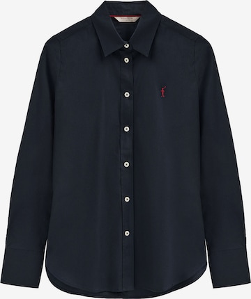 Polo Club Blouse Bodysuit 'RIGBY' in Blue: front