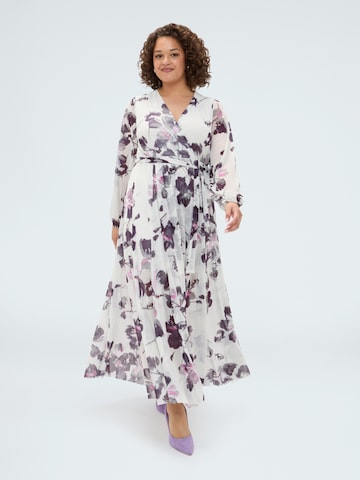 Fiorella Rubino Jurk in Wit: voorkant