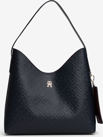 TOMMY HILFIGER Torba za čez ramo | modra barva: sprednja stran