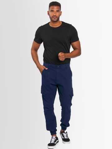 Alessandro Salvarini Tapered Broek 'AS274' in Blauw