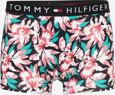 Tommy Hilfiger Underwear Boxers en turquoise / bleu nuit / rose / blanc, Vue avec produit