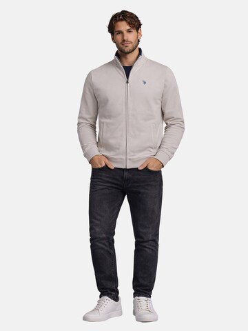 U.S. POLO ASSN. Sweatjacke in Beige