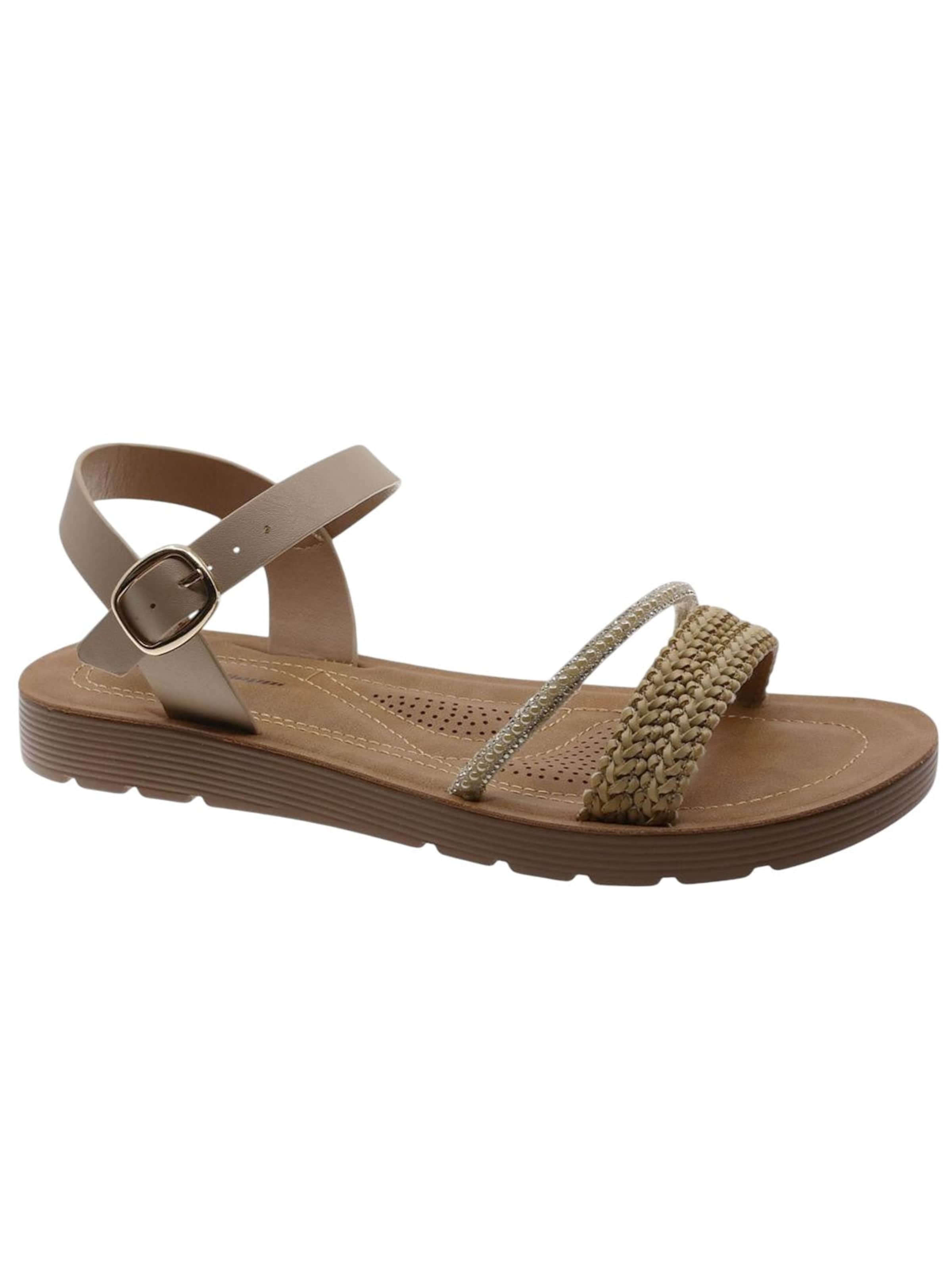Beppi Sandals 'Casual Sandal' in Beige: front