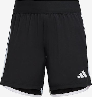 ADIDAS PERFORMANCE Sportbroek 'Tiro 23' in Zwart: voorkant