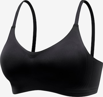 NUANCE Bralette Bra in Black: front