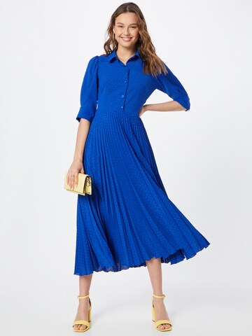 Closet London Shirt Dress in Blue