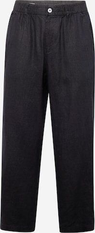 Loosefit Pantalon chino 'Karl Lawrence' JACK & JONES en noir : devant