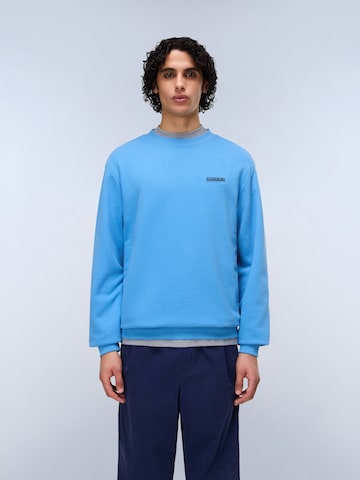 NAPAPIJRI Μπλούζα φούτερ 'Box C' σε μπλε: μπροστά