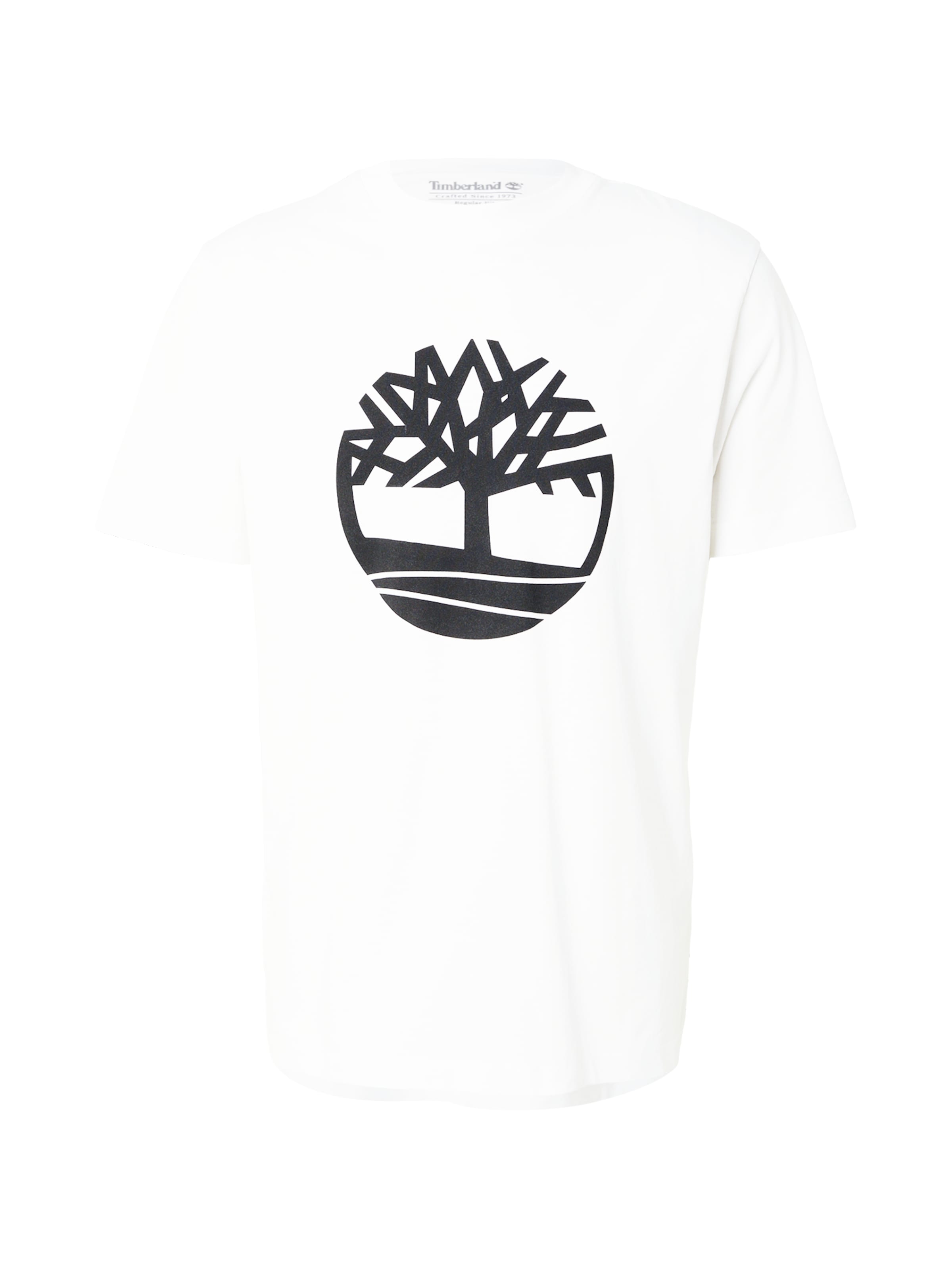 TIMBERLAND Shirt 'NORTHWOOD TREE' in Wit: voorkant