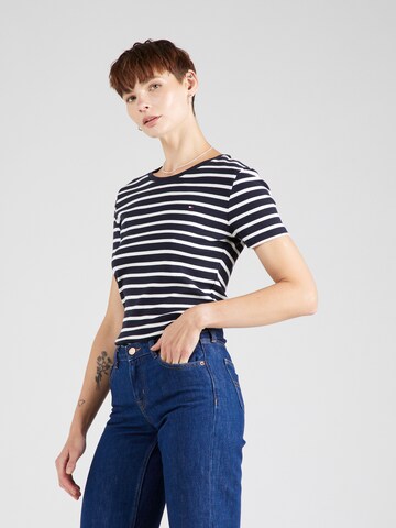 T-shirt TOMMY HILFIGER en bleu : devant