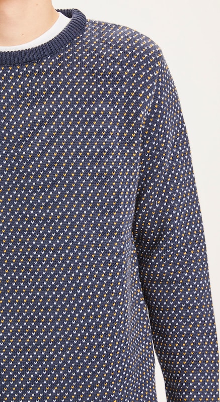 KnowledgeCotton Apparel Pullover 'Valley' in Nachtblau KnowledgeCotton Apparel Pullover 'Valley' in Nachtblau