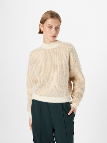 Pull-over 'Mae' Another Label en beige : devant