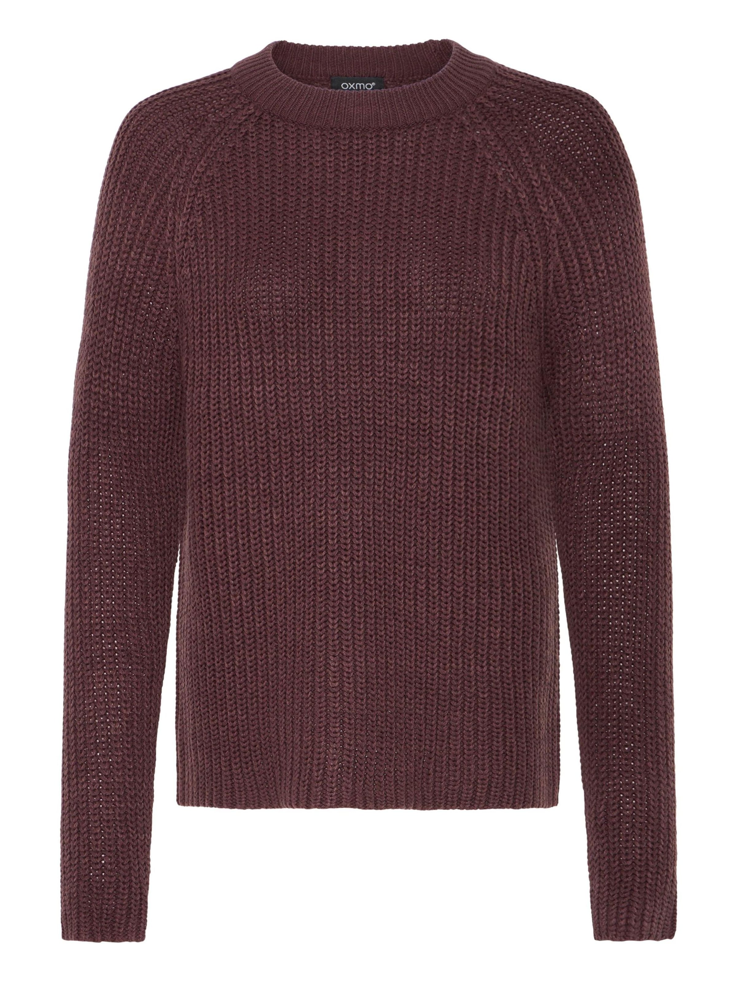 Pull-over ' OXFKANNA ' Oxmo en marron : devant