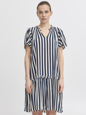 ICHI - Vestido de verano ' IHMARRAKECH ' en azul