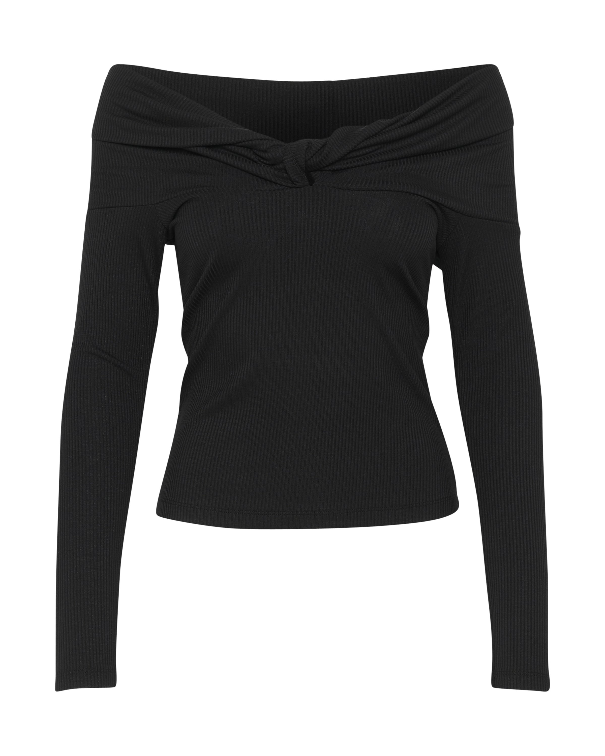 Kaffe Shirt in Schwarz: Vorderseite