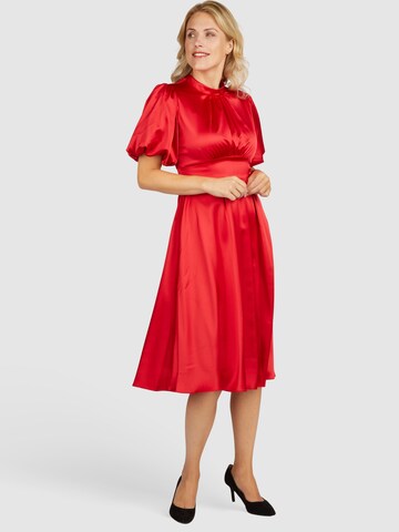 Robe de cocktail KLEO en rouge