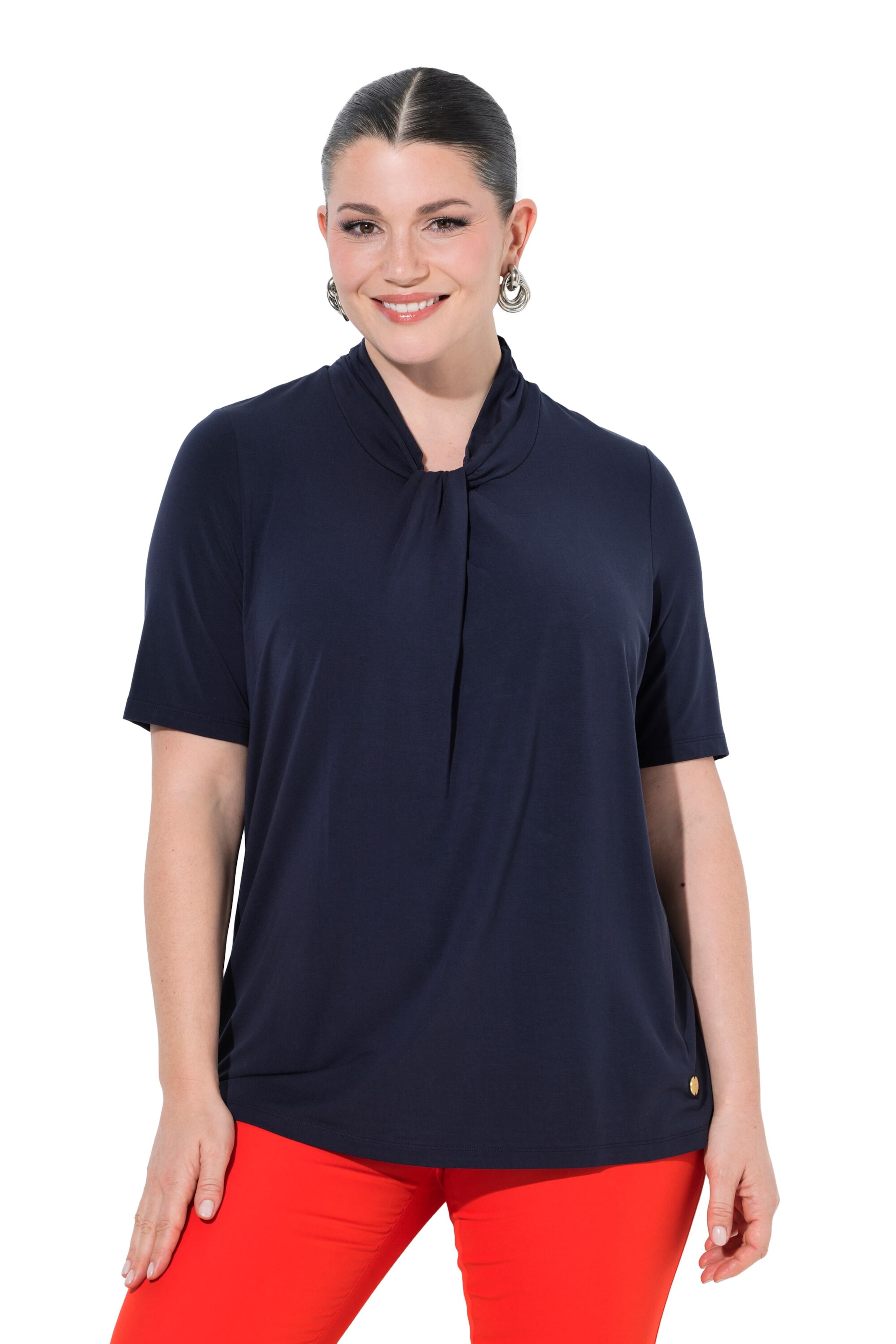 Ulla Popken Shirt in Blau: Vorderseite